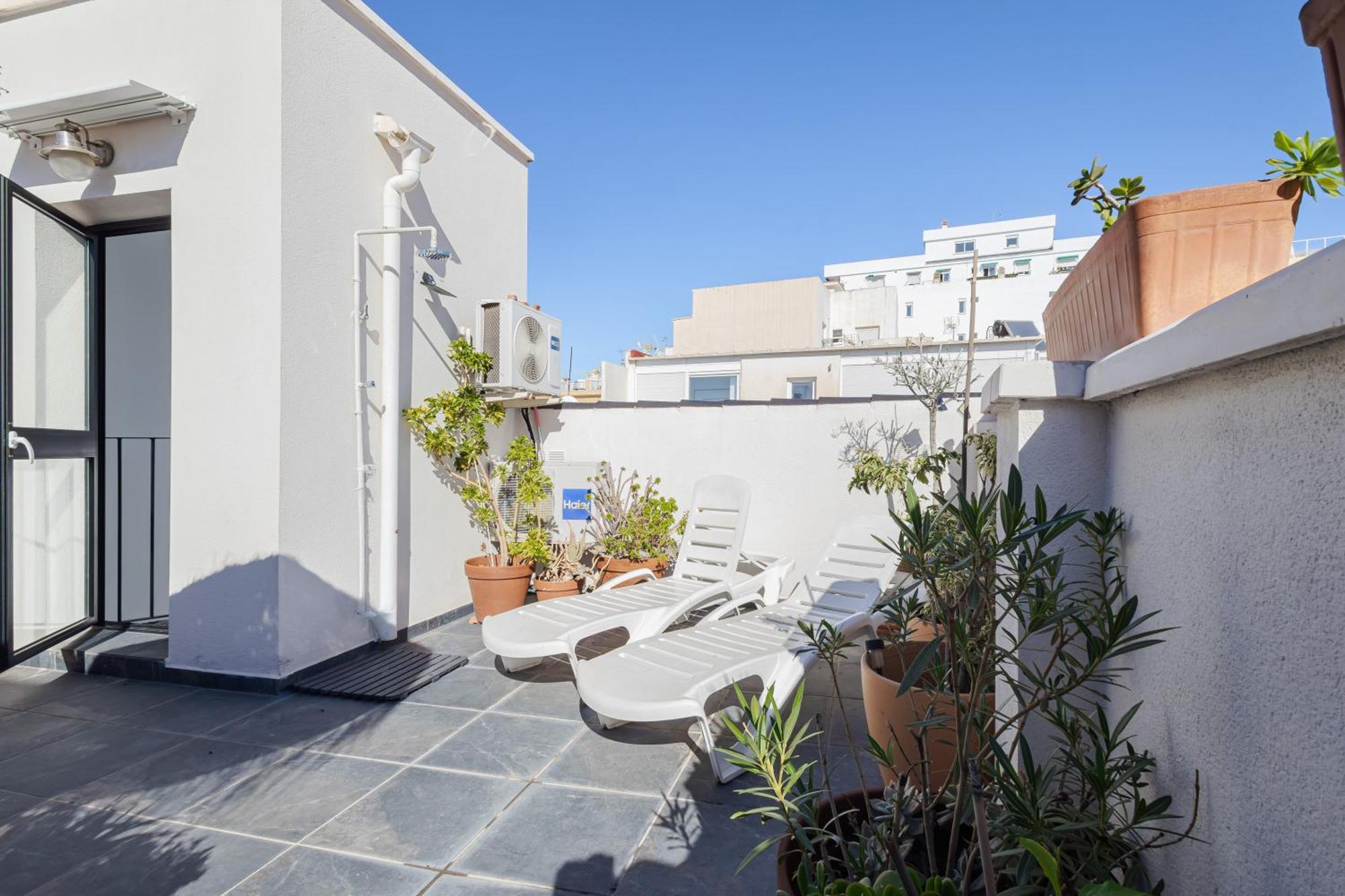 Historic Centre + Rooftop + Parking مالقة المظهر الخارجي الصورة